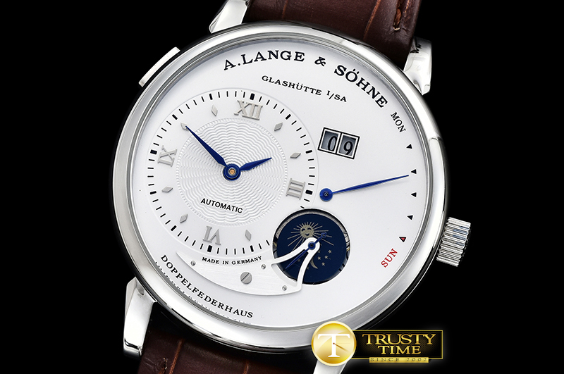 AS042C - A Lange and Sohne Moonphase SS/LE White Asia 23J