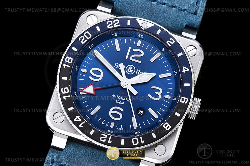 BR137 - Bell Ross BR03-93 Diver 42mm SS/LE Blue WMF A2836