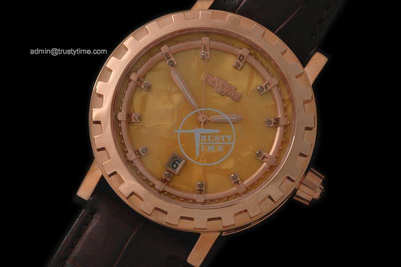 DEW006B - Academia Automatic RG/LE Gold MOP Dial Asia 2813