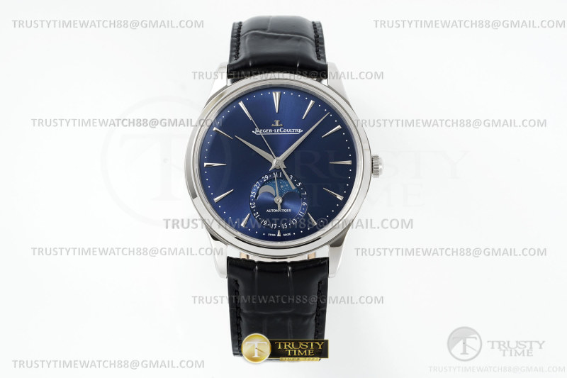 JL208A - Master Ultra Thin Moonphase SS/LE Blue APSF A925