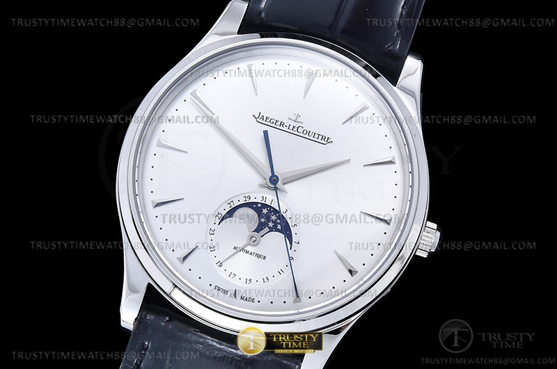 JL210B - Master Ultra Thin Moonphase SS/LE White Z+F A925