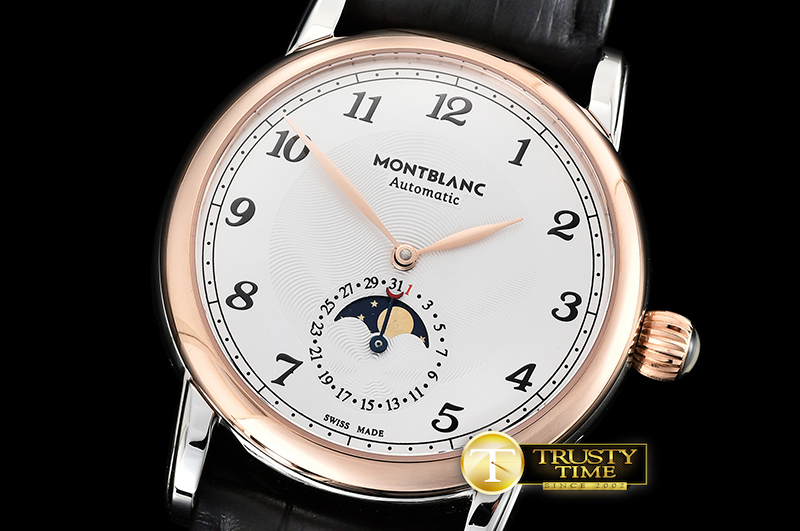 MB060A - Star Legacy MoonPhase 42mm RG/SS/LE White MY9015 Mod
