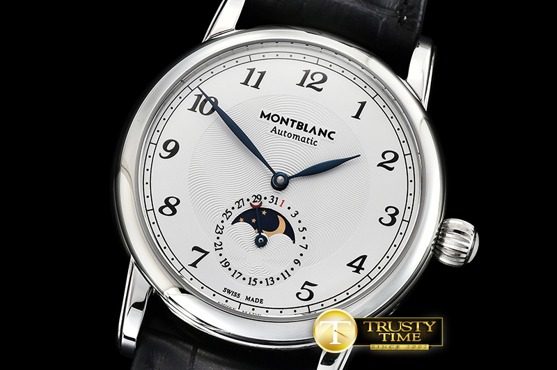 MB060B - Star Legacy MoonPhase 42mm SS/LE White MY9015 Mod