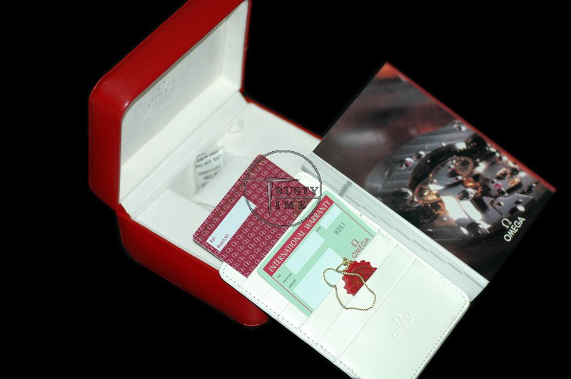 OMGACC002 - Omega Red Signature Box with Tags & Papers