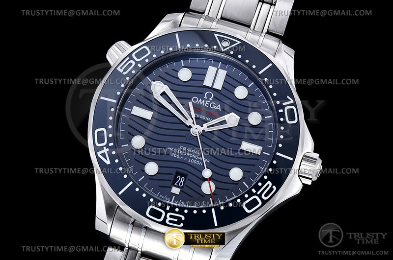 OMG0707A - Seamaster 300m 2018 SS/SS Blue ORF Asia 8800