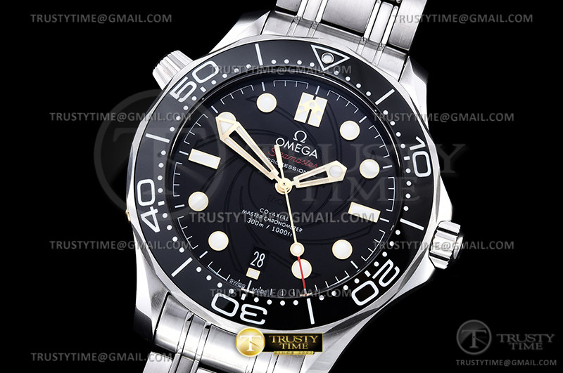 OMG0728 - Seamaster 300m 2018 SS/SS Black ORF Asia 8800