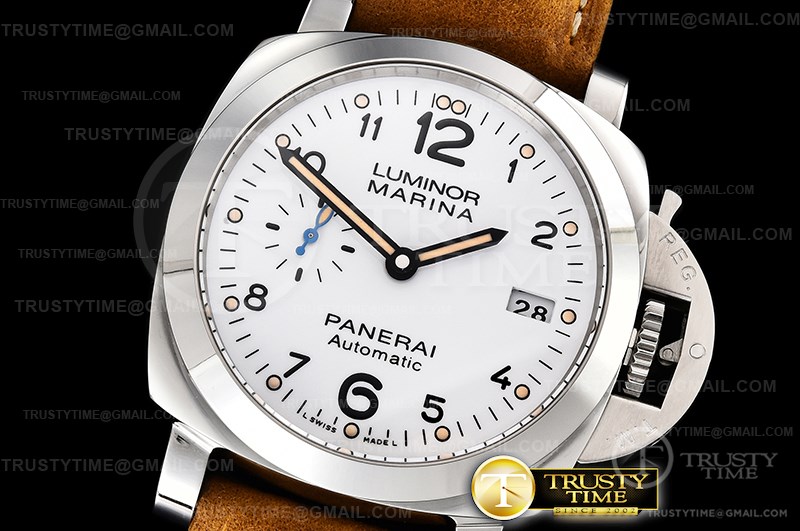 PN1523ZFLE - PAM1523 Luminor Marina 42mm SS/LE Wht ZF P9010 Mod
