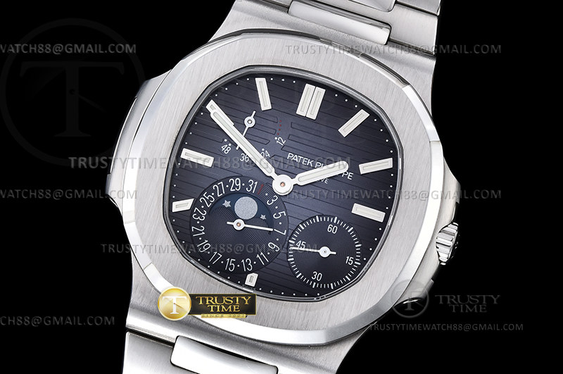 PP0466 - Nautilus Moon Phase 5712 SS/SS Blue PPF V2 A240