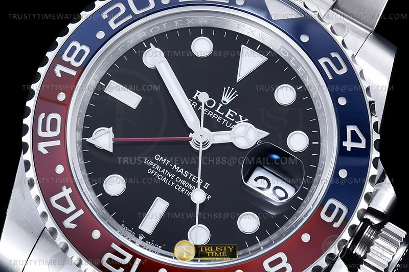 ROLGMT0280 - GMT II 126710BLRO Pepsi Oys SS/SS CLEAN DD3285 CHS